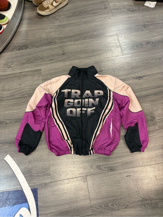 Trap goin off Other - "Trap goin Off" Black and Purple Track Jacket
